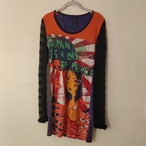 Custo Barcelona Long Sleeve Dress